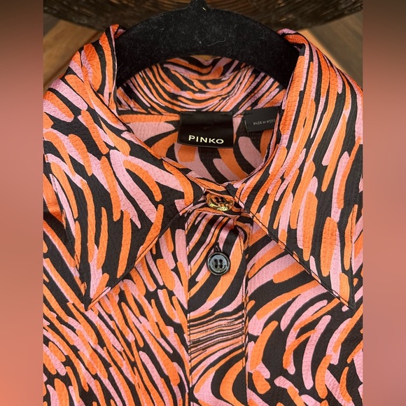 NWT Pinko Button Down Long Dress Size 36 or Small - Picture 5 of 13